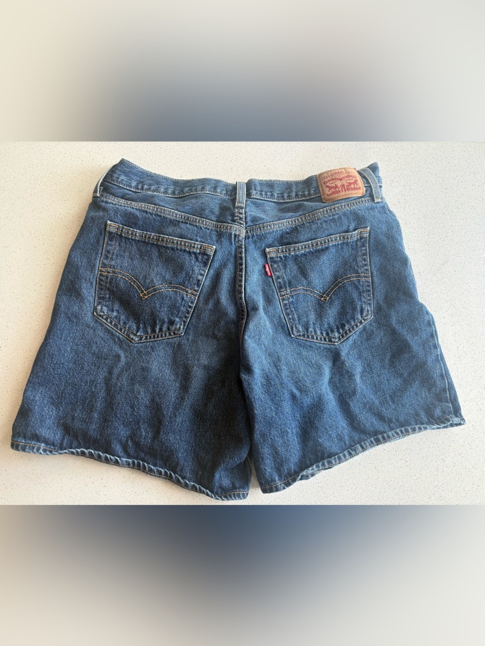 Levi's Blue Denim Shorts - Classic High Waist ‘94 Baggy shorts